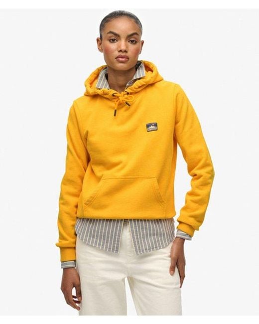 Superdry Yellow Great Outdoors Embroidered Hoodie