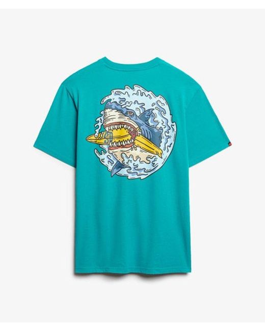 Superdry Blue & Co Outdoor Narrative Loose T-shirt for men
