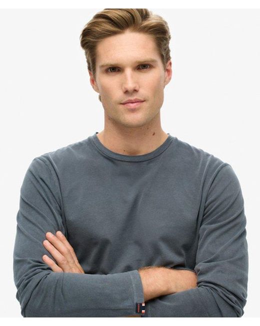 Superdry Gray Classic Essential Top for men
