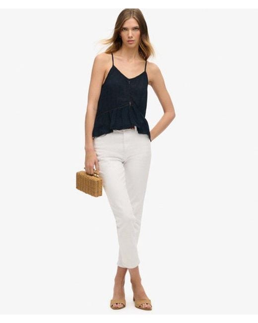 Superdry Blue & Co Ladder Trim Cami Top
