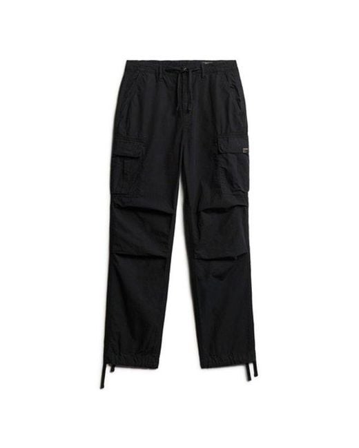 Superdry Black & Co Low Rise Para Cargo Pants