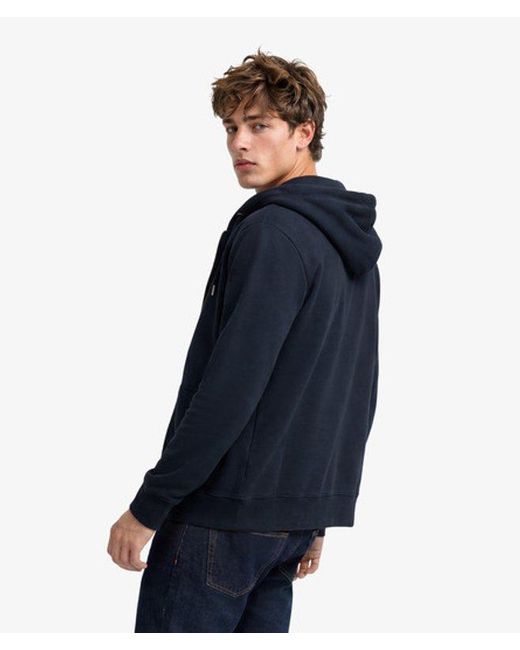 Superdry Blue & Co Essential Logo Zip Hoodie for men