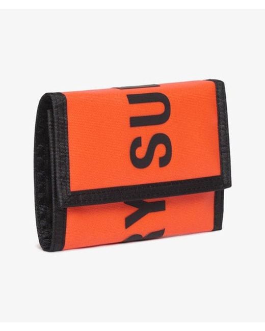 Superdry Orange Tarp Tri-fold Wallet