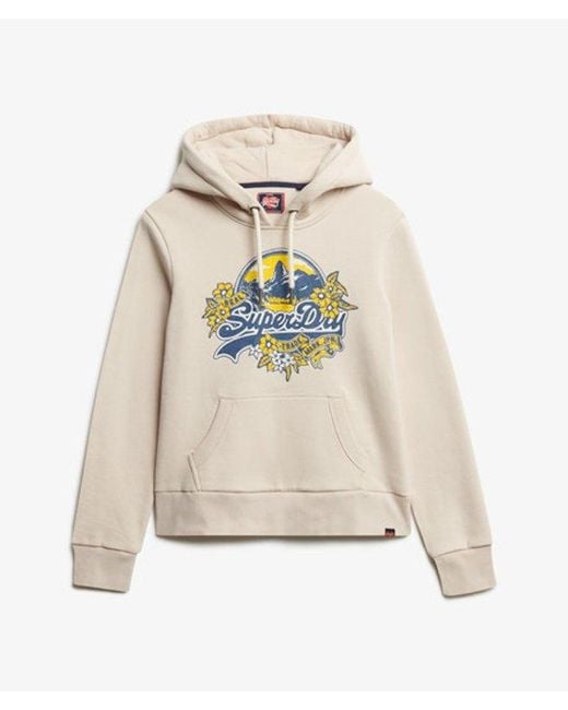 Superdry Natural Floral Hoodie