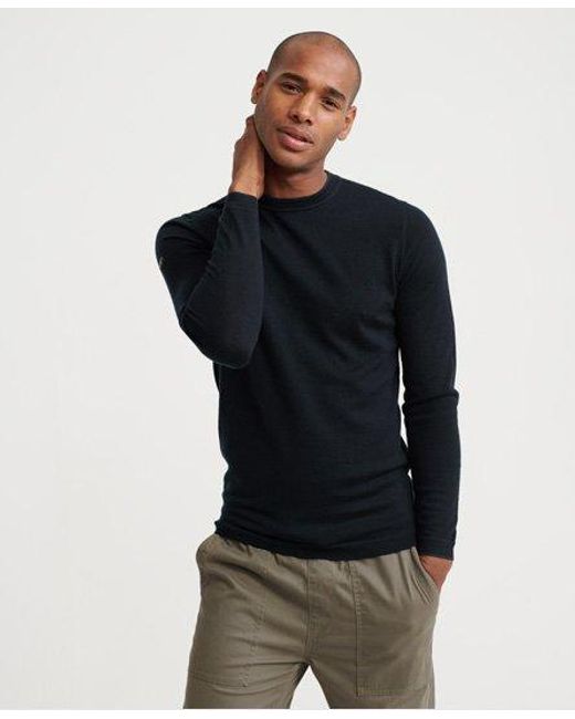 superdry merino crew jumper