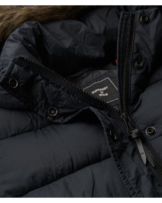 Superdry Blue & Co Hooded Mid Layer Short Jacket
