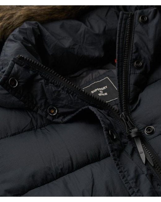Superdry Blue & Co Hooded Mid Layer Short Jacket
