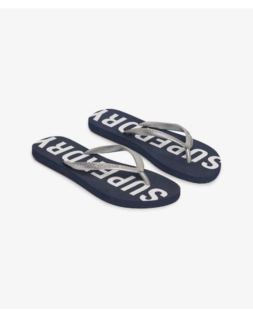 Superdry Blue Code Core Sport Flip Flops