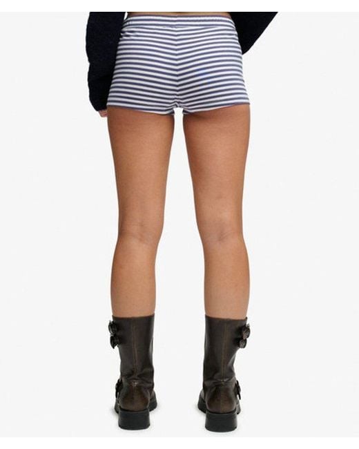 Superdry Blue & Co Athletic Essentials Jersey Pyjama Shorts