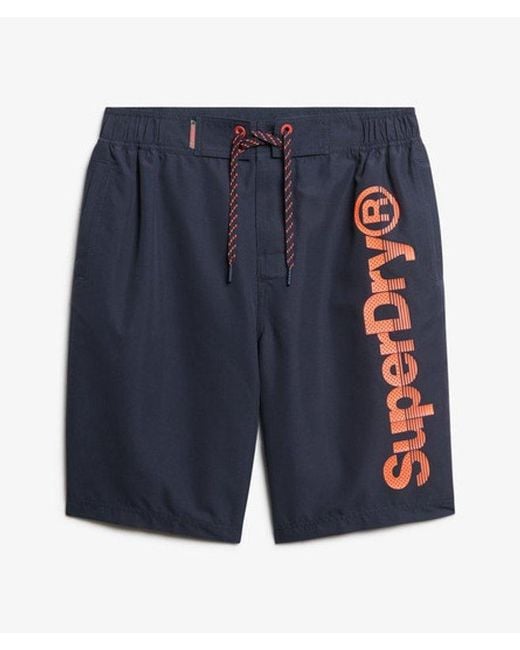 Superdry Blue & Co Classic Boardshorts for men