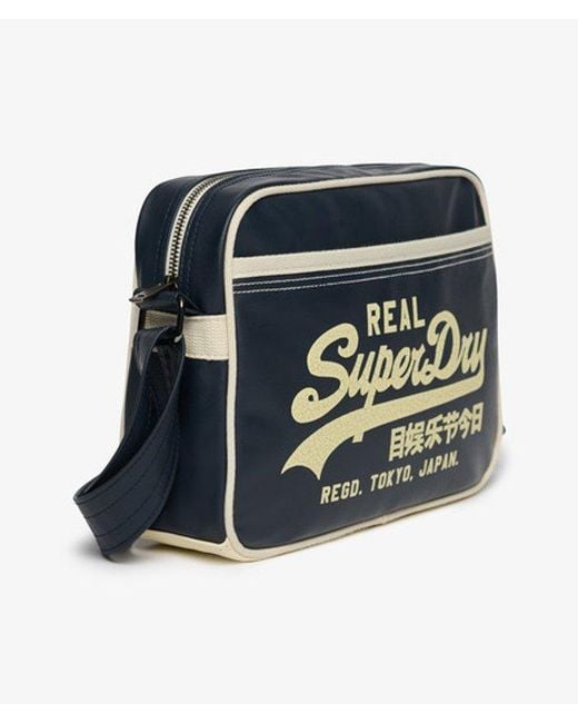 Superdry Blue & Co Mini Alumni Crossbody Bag
