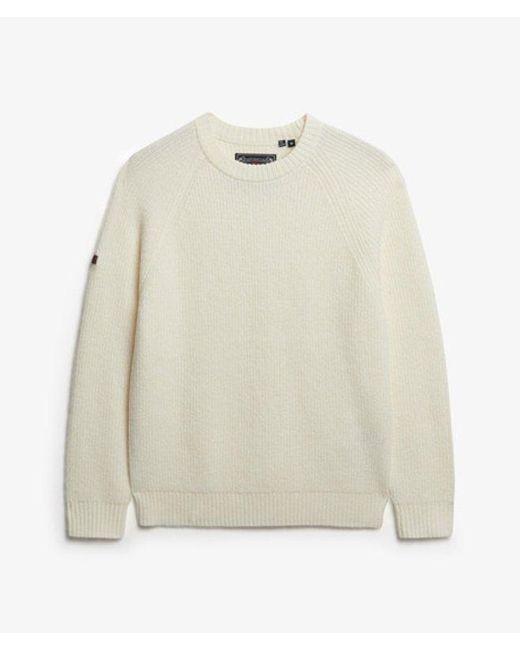 Superdry Natural & Co Chunky Raglan Jumper for men