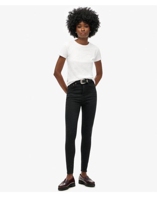 Superdry White & Co Cotton High Rise Skinny Denim Jeans