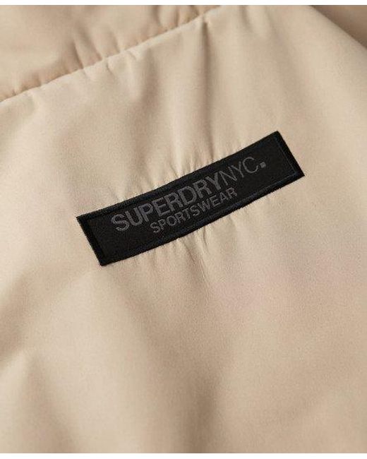 Superdry Brown Sports Harrington Jacket for men