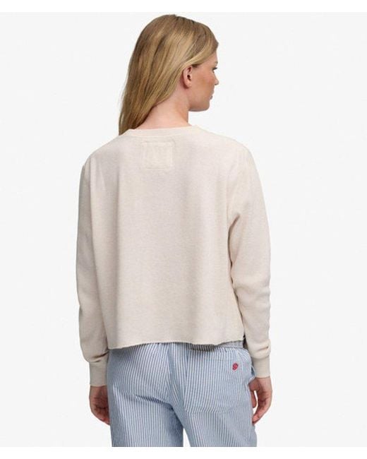Superdry White & Co Athletic Essential Graphic Long Sleeve Top