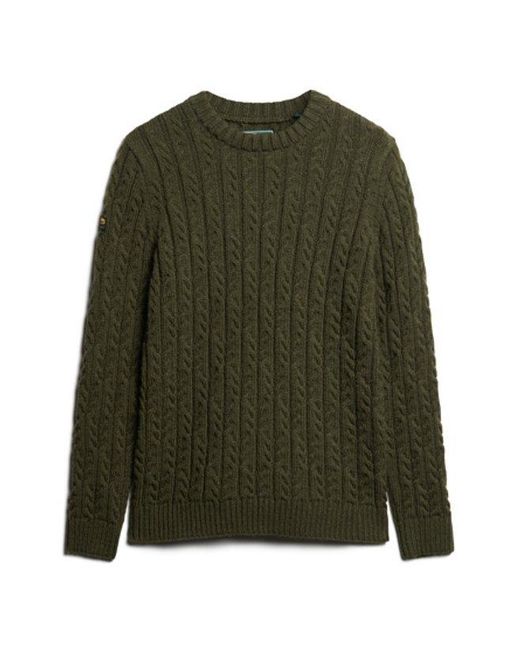 Superdry Green & Co Jacob Crew Jumper for men