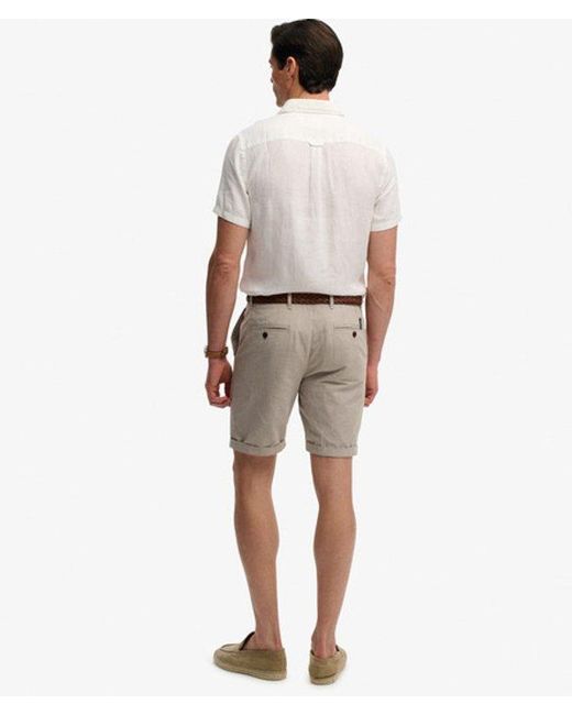 Superdry Natural & Co Premium Textured Chino Shorts for men