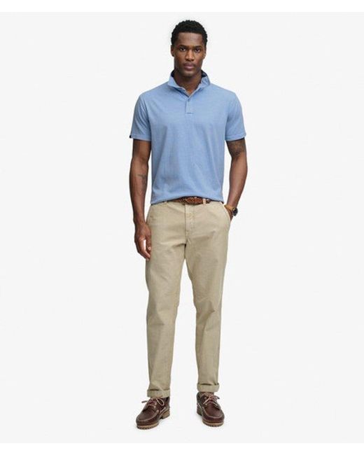 Superdry Blue & Co Essential Jersey Polo Shirt for men