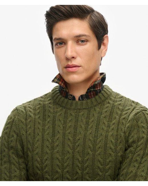 Superdry Green & Co Jacob Crew Jumper for men