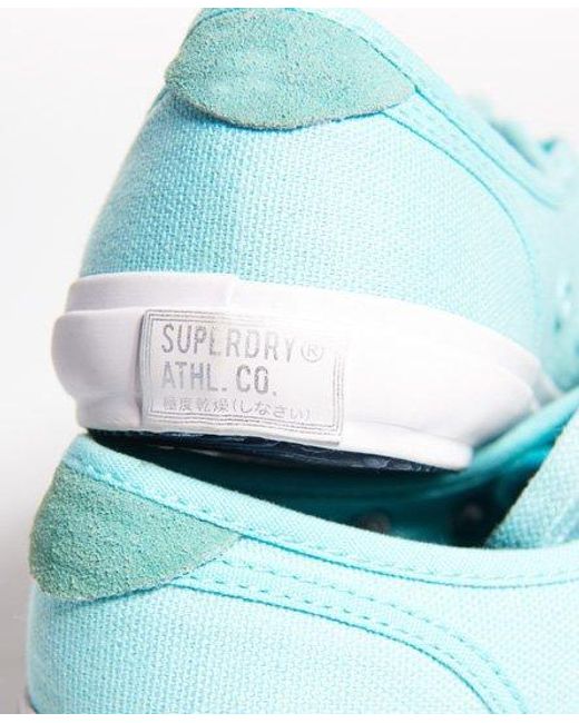 Superdry Blue Low Pro Sneakers Soft Mint