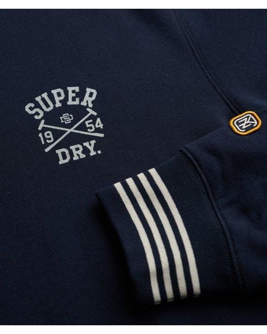 Superdry Blue & Co Athletic Club Crew Sweatshirt for men