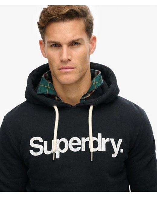 Superdry Black & Co Core Logo Hoodie for men