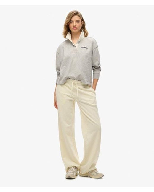 Superdry Studios joggingbroek in het White
