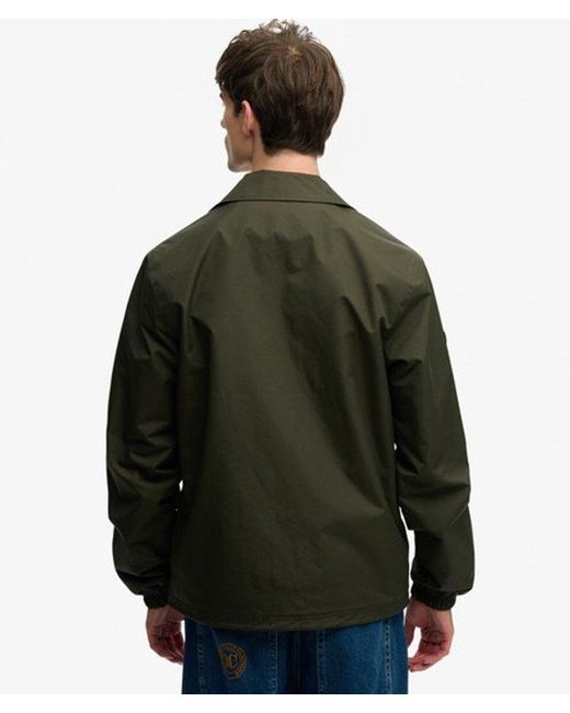 Superdry Surplus Otto Coach Jacket in het Green voor heren