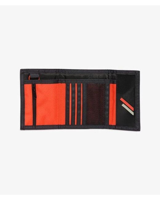 Superdry Orange Tarp Tri-fold Wallet