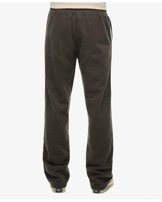 Superdry Athletic Essentials joggingbroek Met Rechte Pijpen in het Natural voor heren
