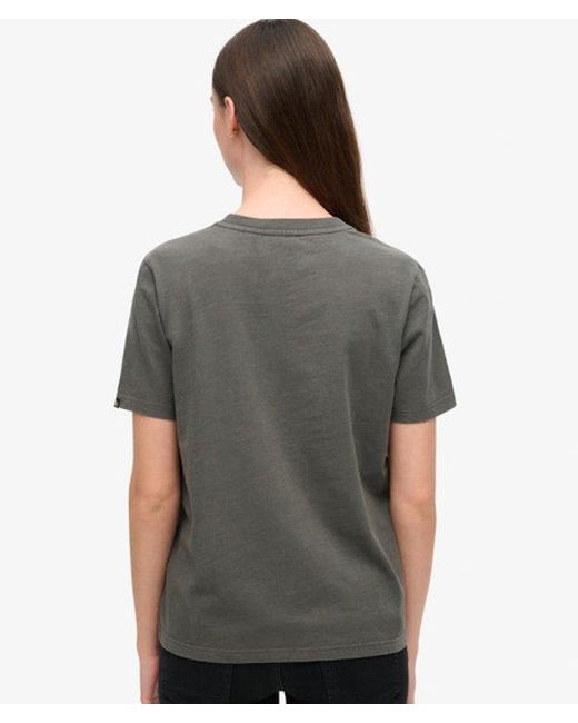 Superdry Black & Co Metallic Venue Relaxed T-shirt