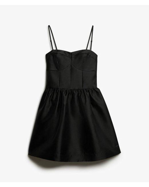 Superdry Corset Cami Mini Jurk in het Black