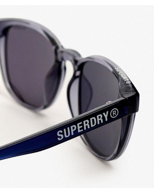 Femme Lunettes De Soleil À Verres Ronds Taille: 1Taille Superdry en coloris Blue