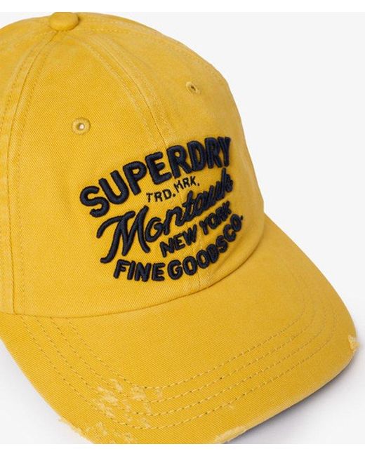 Femme Casquette De Baseball Vintage Applique Taille: 1Taille Superdry en coloris Yellow