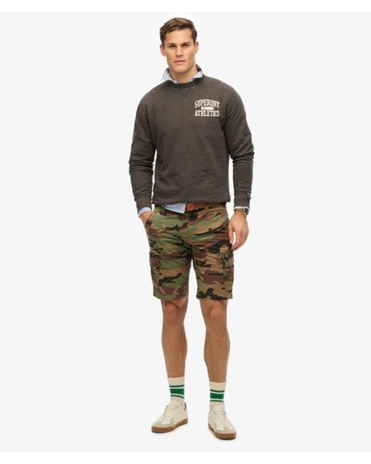 Superdry Gray & Co Athletic Essentials Crew Sweatshirt for men