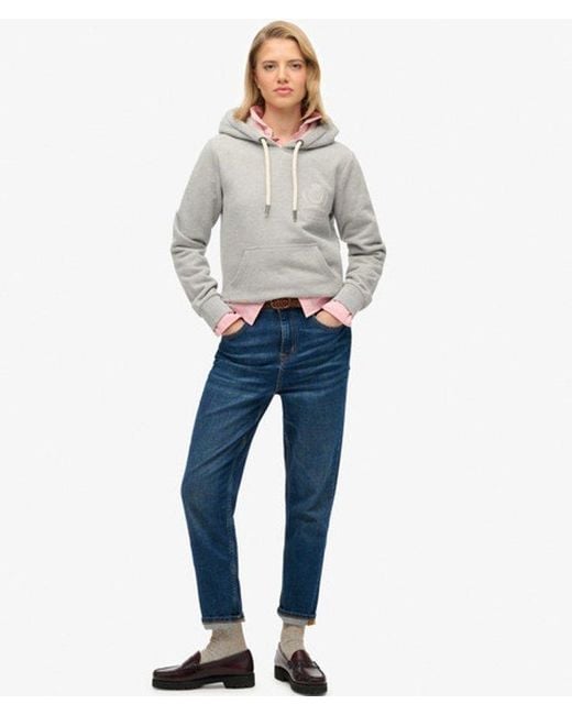 Superdry Gray & Co Finest Goods Relaxed Hoodie