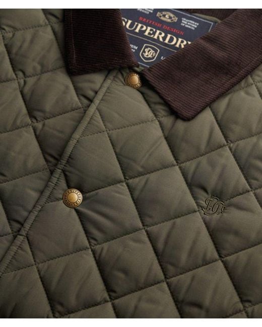 Homme Veste Coach Matelassée Estate Taille Superdry pour homme en coloris Green