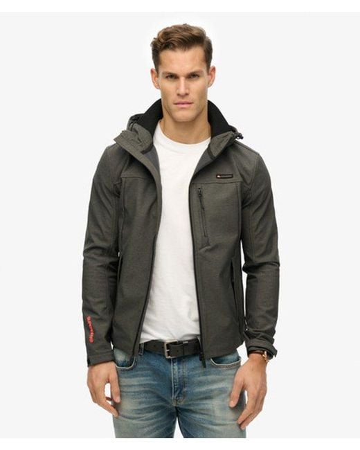 Superdry Gray & Co Marl Ripstop Trekker Jacket for men