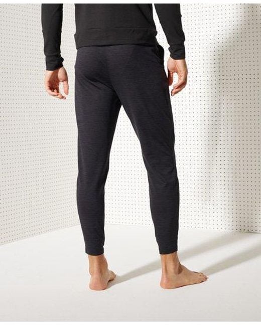 Superdry Blue Sport Flex Heather Joggers Heather for men