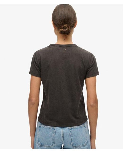 Superdry Black & Co Athletic Essentials Graphic Fitted T-shirt