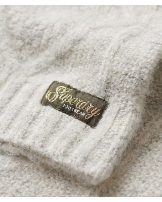 Superdry White & Co Chunky Cable Knit Jumper