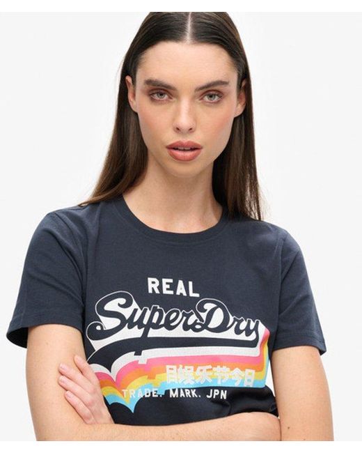 Superdry Blue & Co Vintage Logo T-shirt