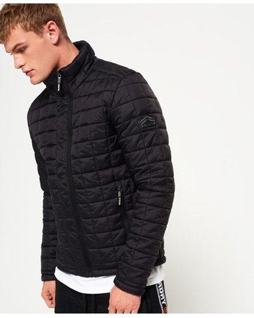 Superdry Blue Box Quilt Fuji Jacket for men