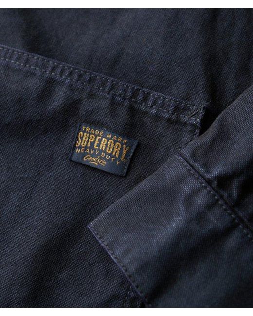 Superdry Blue & Co Canvas Chore Jacket