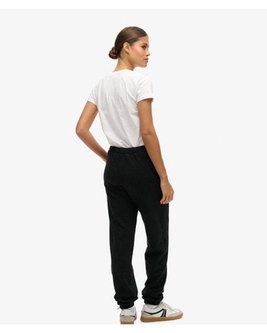Superdry Effen joggingbroek in het White