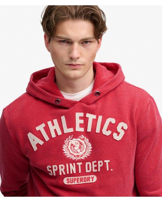 Superdry Red & Co Track Hoodie for men