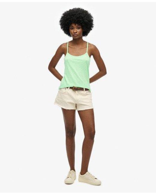 Superdry Studios-hemd Met Bandjes in het Green