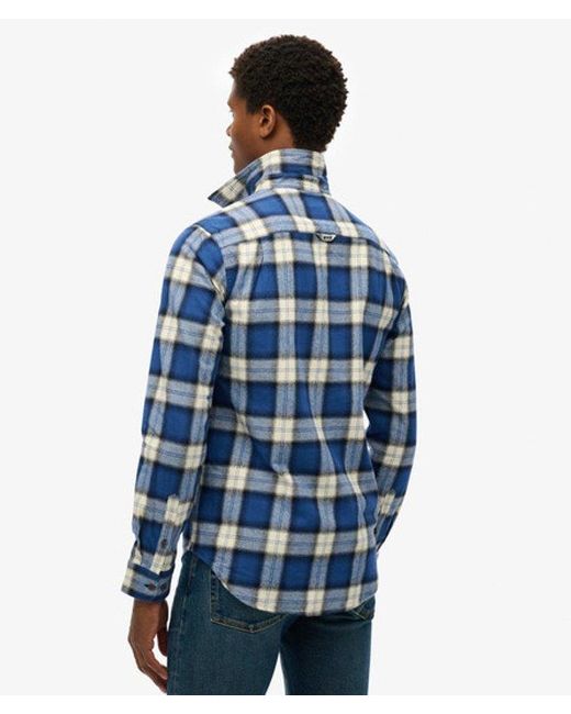 Superdry Blue & Co Vintage Lumberjack Shirt for men