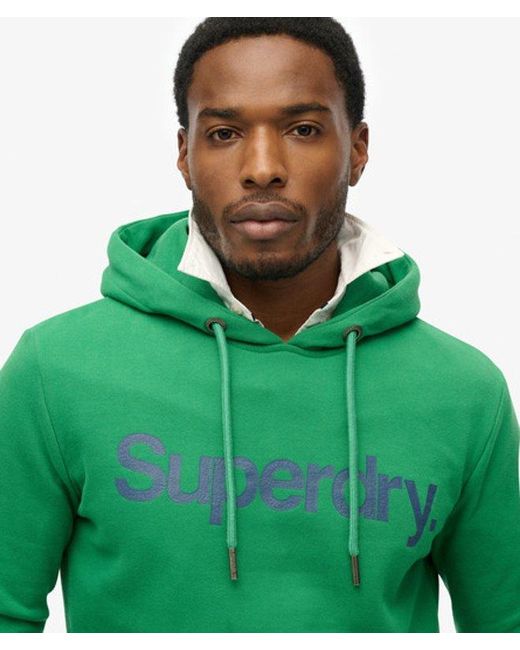Superdry Green & Co Core Logo Hoodie for men