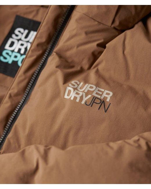Superdry Blue & Co Hooded Boxy Puffer Jacket